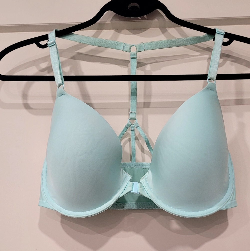 Victoria's Secret Mint Strappy Back Bra